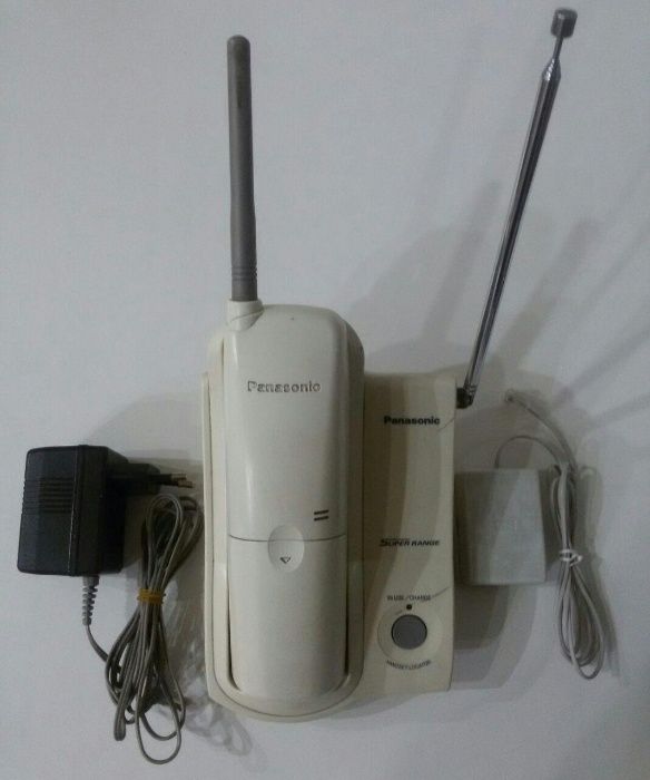 Panasonic радиотелефон эпохи 90-х, радио трубка