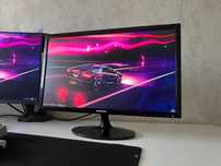 Монитор Samsung / 24 дюйма / 75 герц / HDMI / VGA