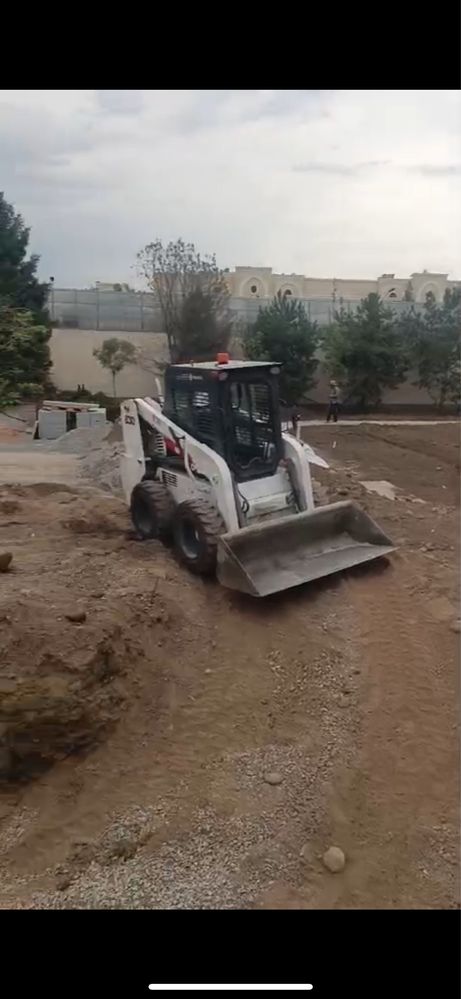 Аренда минипогрузчика бобкат bobcat услуги, землянные работы, вывоз