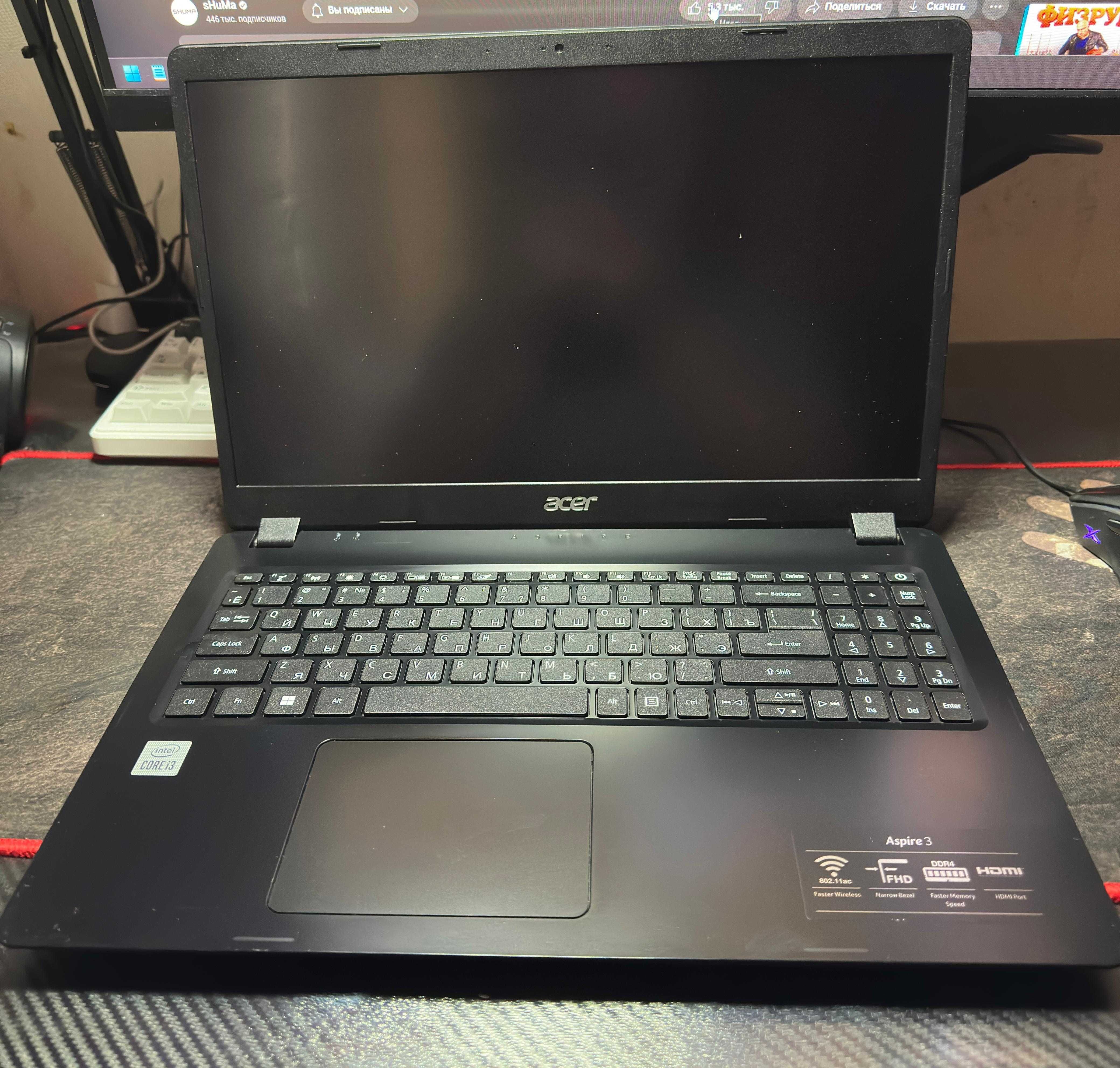 Ноутбук Aser aspire 3