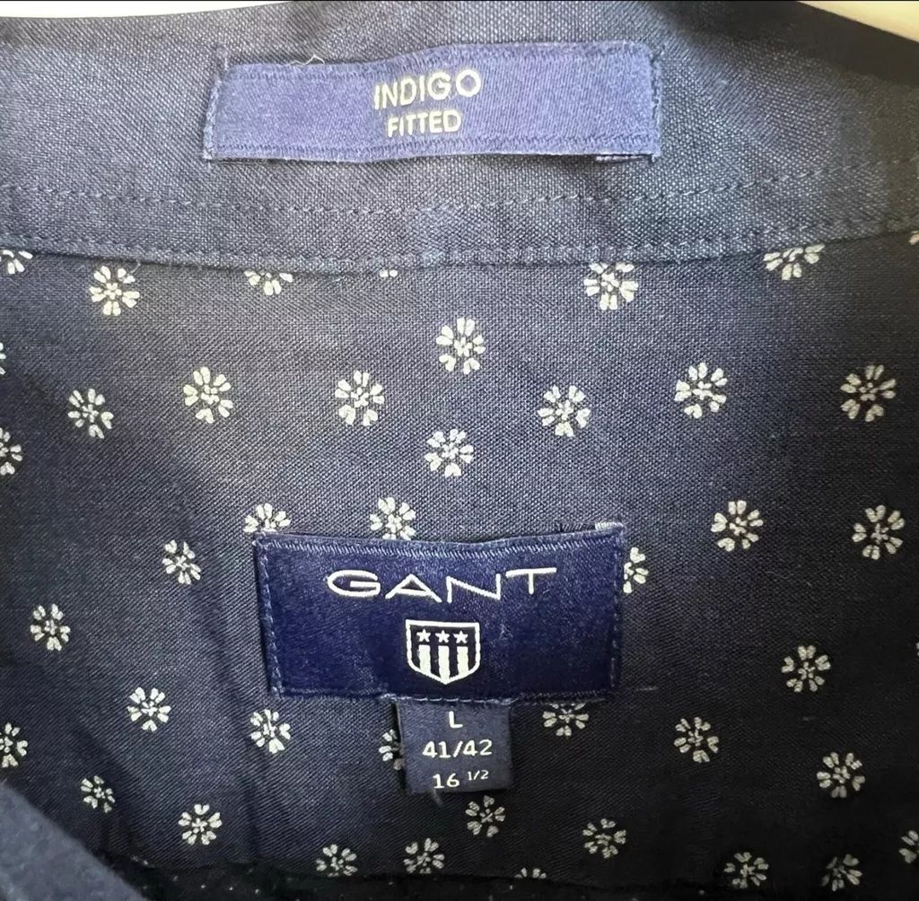 Рубашка  GANT Indigo