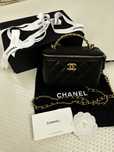 Сумка косметичка chanel case цвет черный