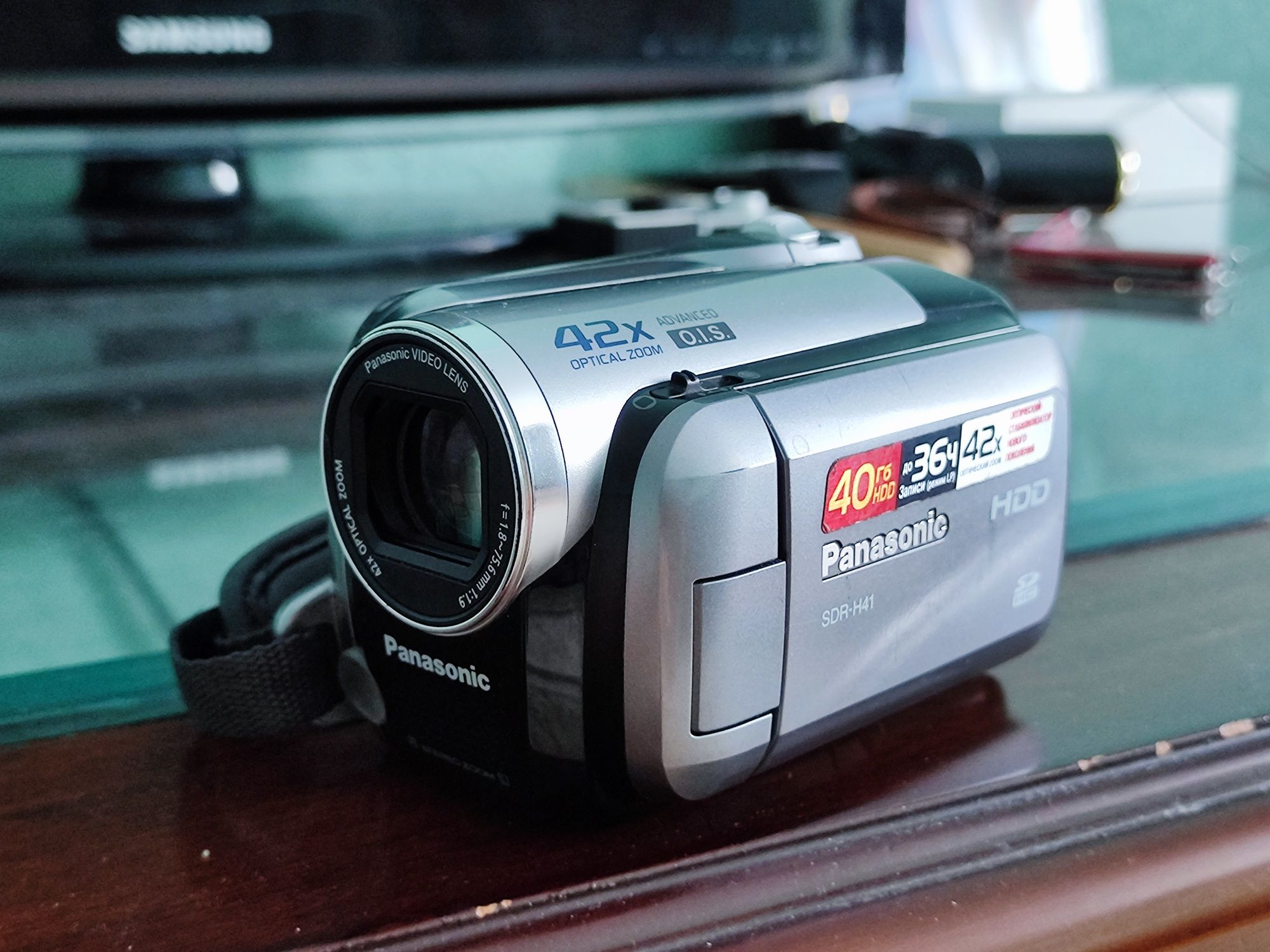 Видеокамера Panasonic SDR-H41, состояние нового
