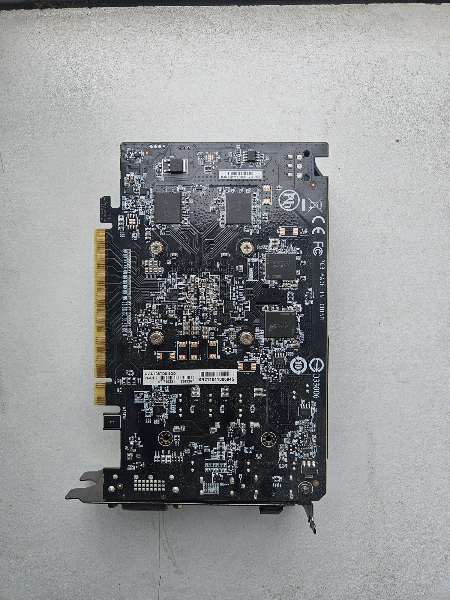 Видеокарта 1050ti