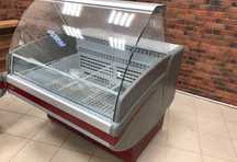 Витринный холодильник холодильная витрина для магазина продуктов мяса