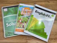 Учебники по английскому English File, Solutions, Family and Friends
