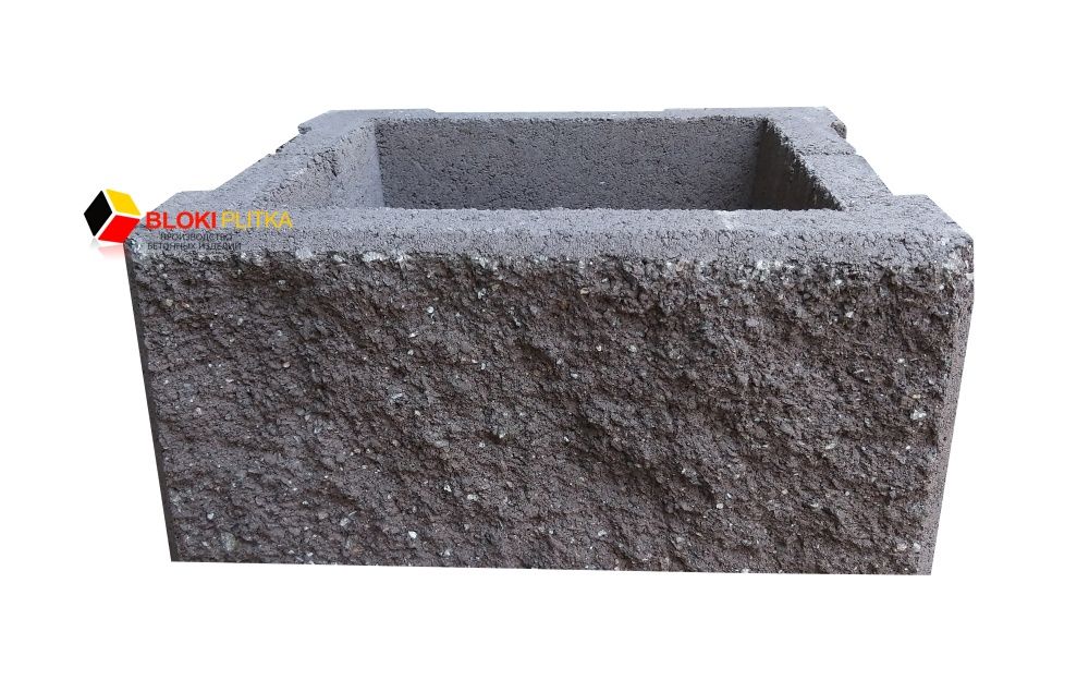 Сплитерный блок "колонна" рваный 390х190х390