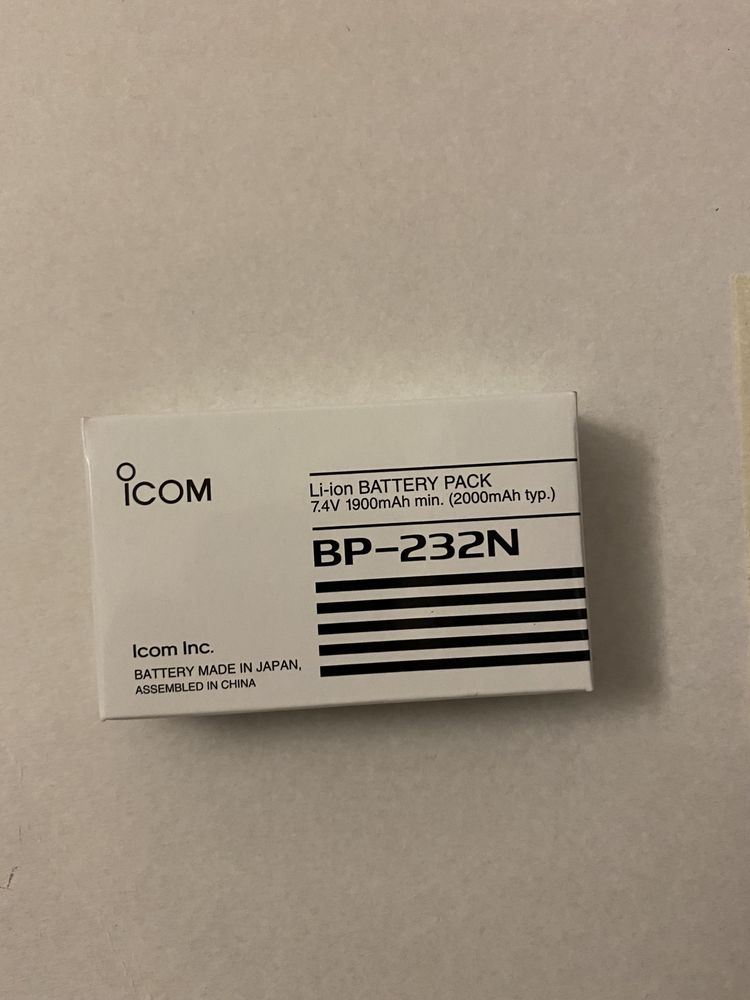 Рация icom аккумуляторы новые