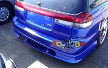 Губа V1 на задний бампер Subaru Legacy BG