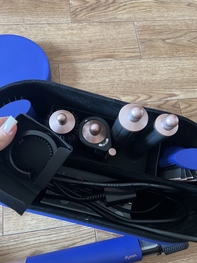 Dyson Airwrap Vinca blue и Rose стайлер 1300 W, для длинных волос