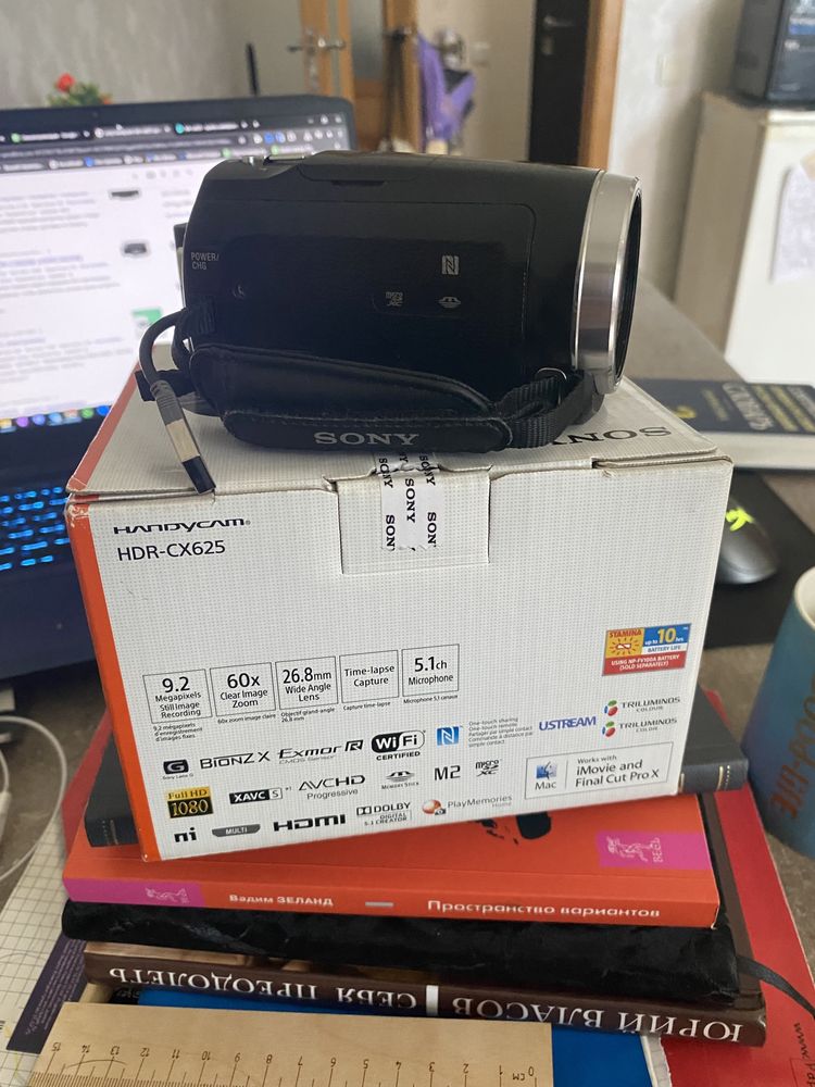 Sony handycam hdr-cx625 9.2 mega pixels