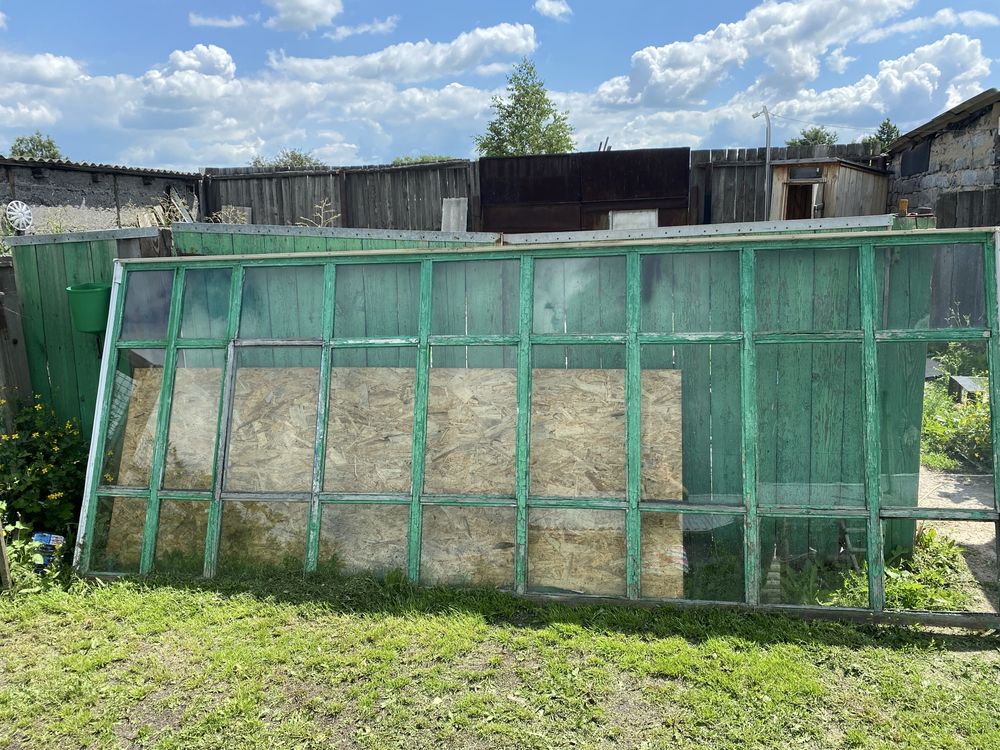 Продам стеклянную раму 357 на 140