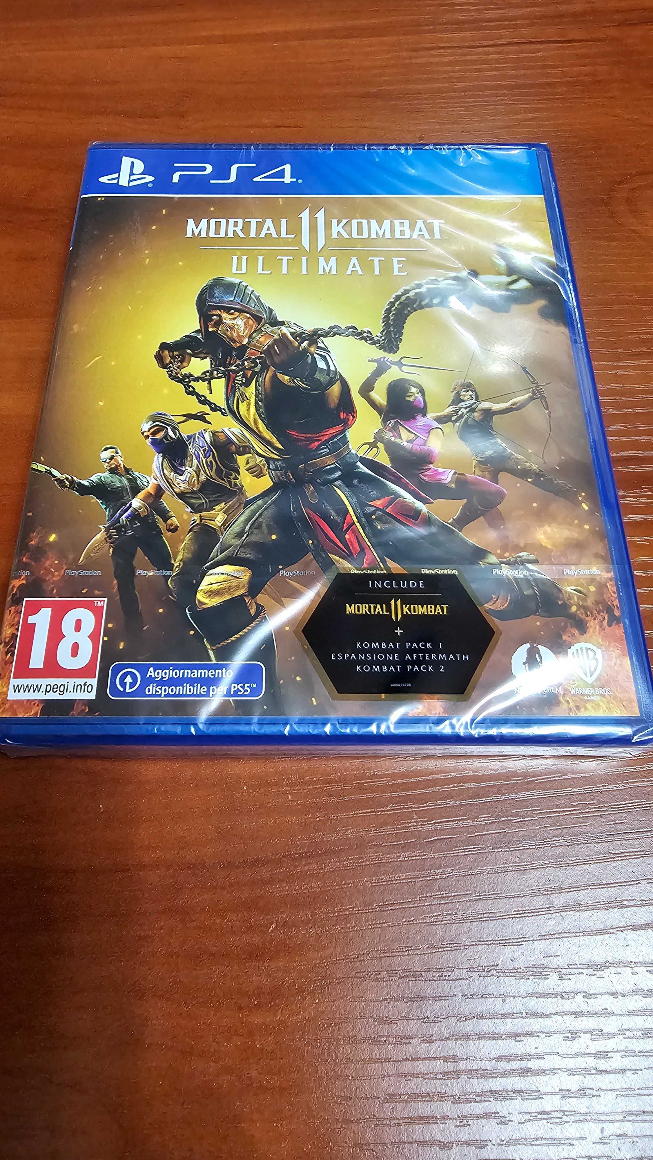 ДИСК PlayStaion 4 PS4 MORTAL KOMBAT 11 Ultimate рус.яз Новый! Лицензия
