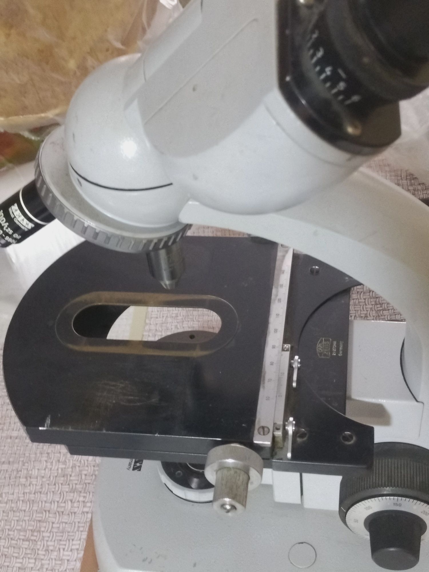 Биологический бинокулярный микроскоп Carl Zeiss