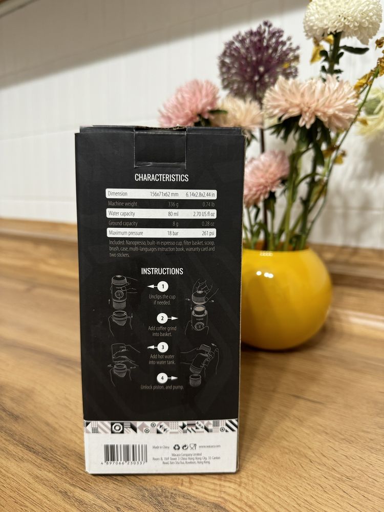 кофеварка портативная Wacaco nanopresso