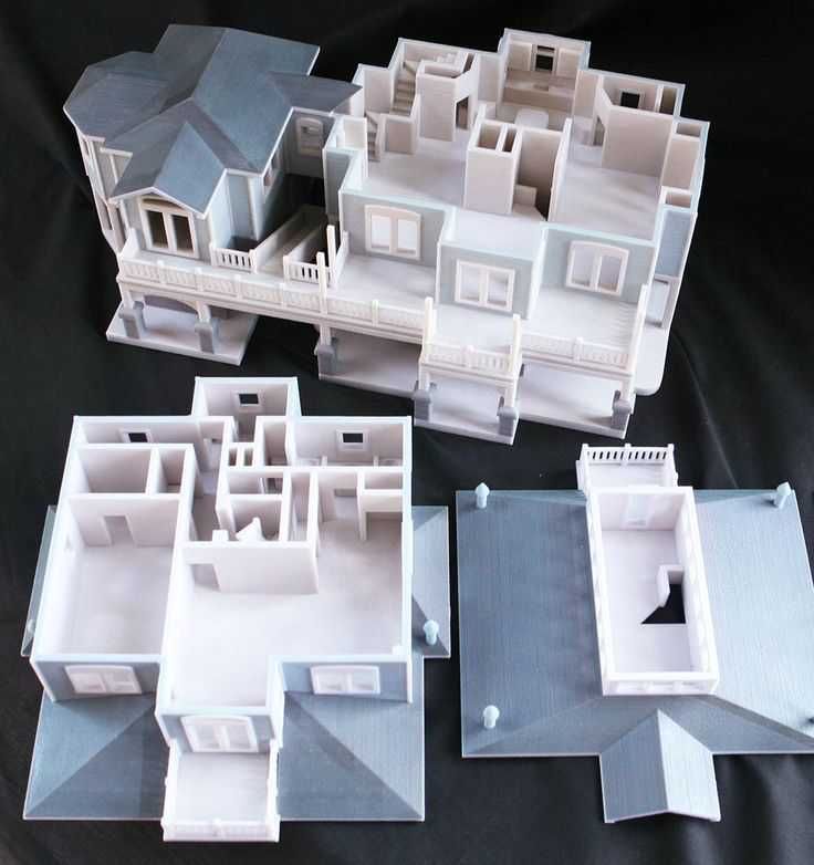 3D печать макетов домов. архитектурные и интерьерные макеты на заказ