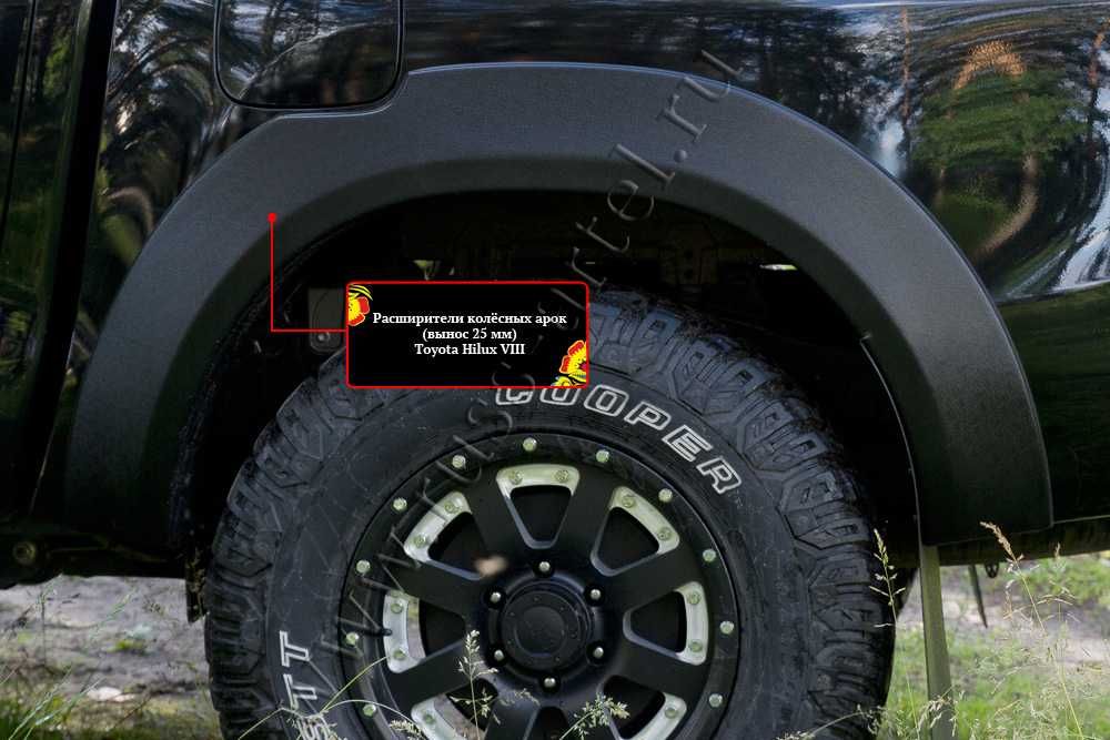 Расширители колесных арок Toyota Hilux
