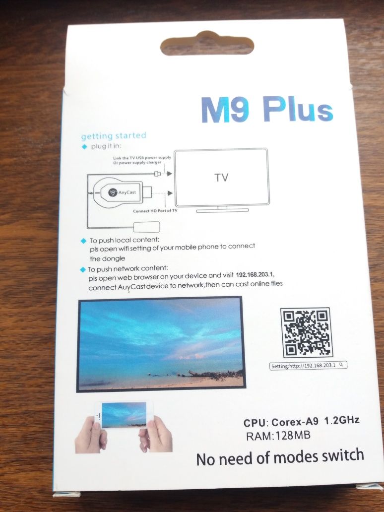 Медиаплеер AnyCast M9 Plus WiFi в HDMI