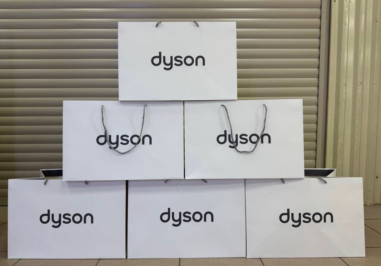 Продам фирменные подарочные большие пакеты Dyson для фенов стайлеров