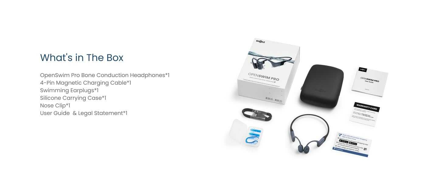 Shokz OpenSwim Pro наушники для плавания с bluetooth USA VERSION
