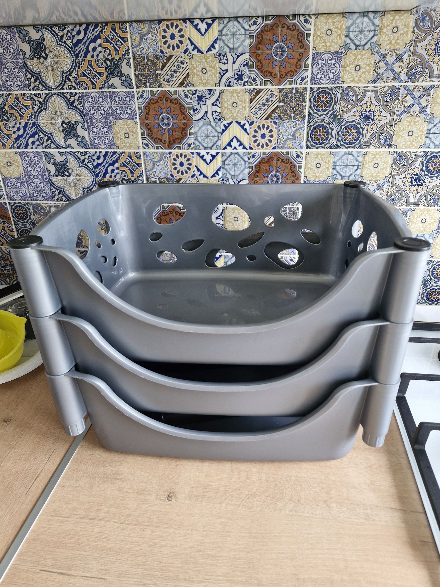 Продам стелаж серый