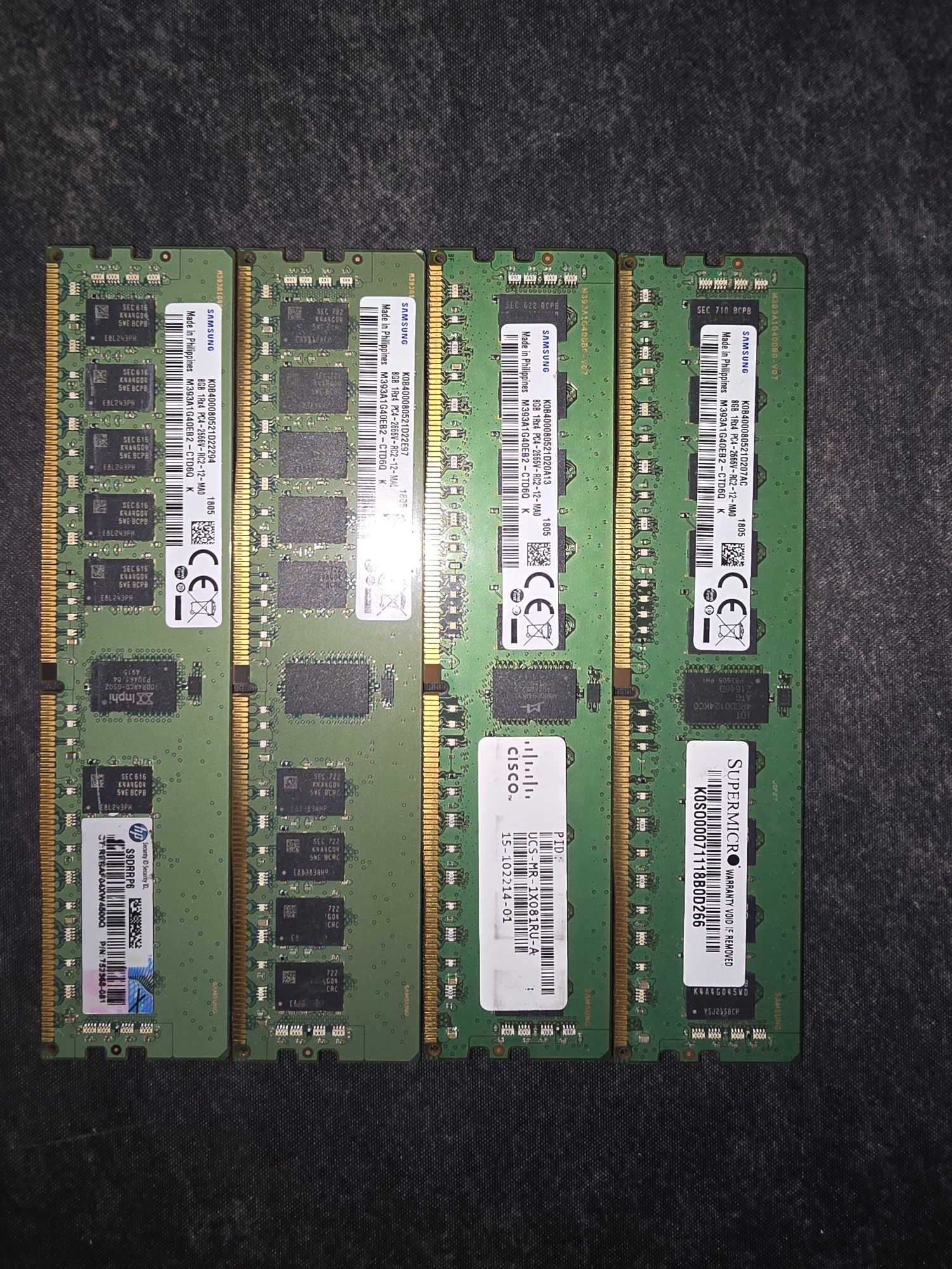 Продам оперативную память ddr4 ecc 2666Ghz