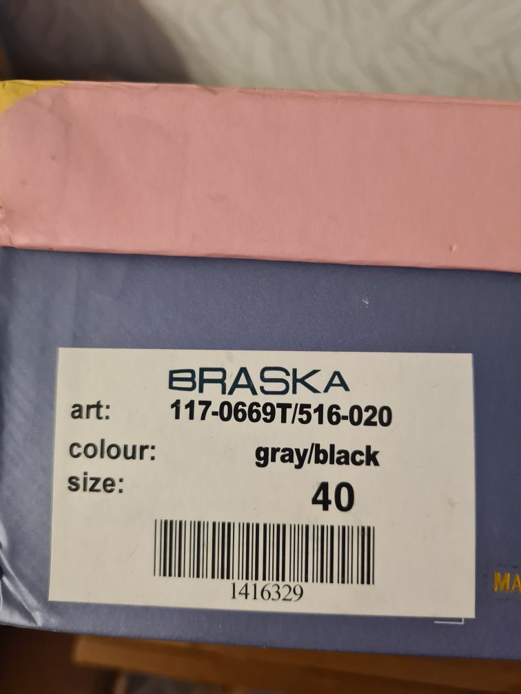 Новые сапоги демисезонные из натуральной замши Braska (оригинал, 40 р