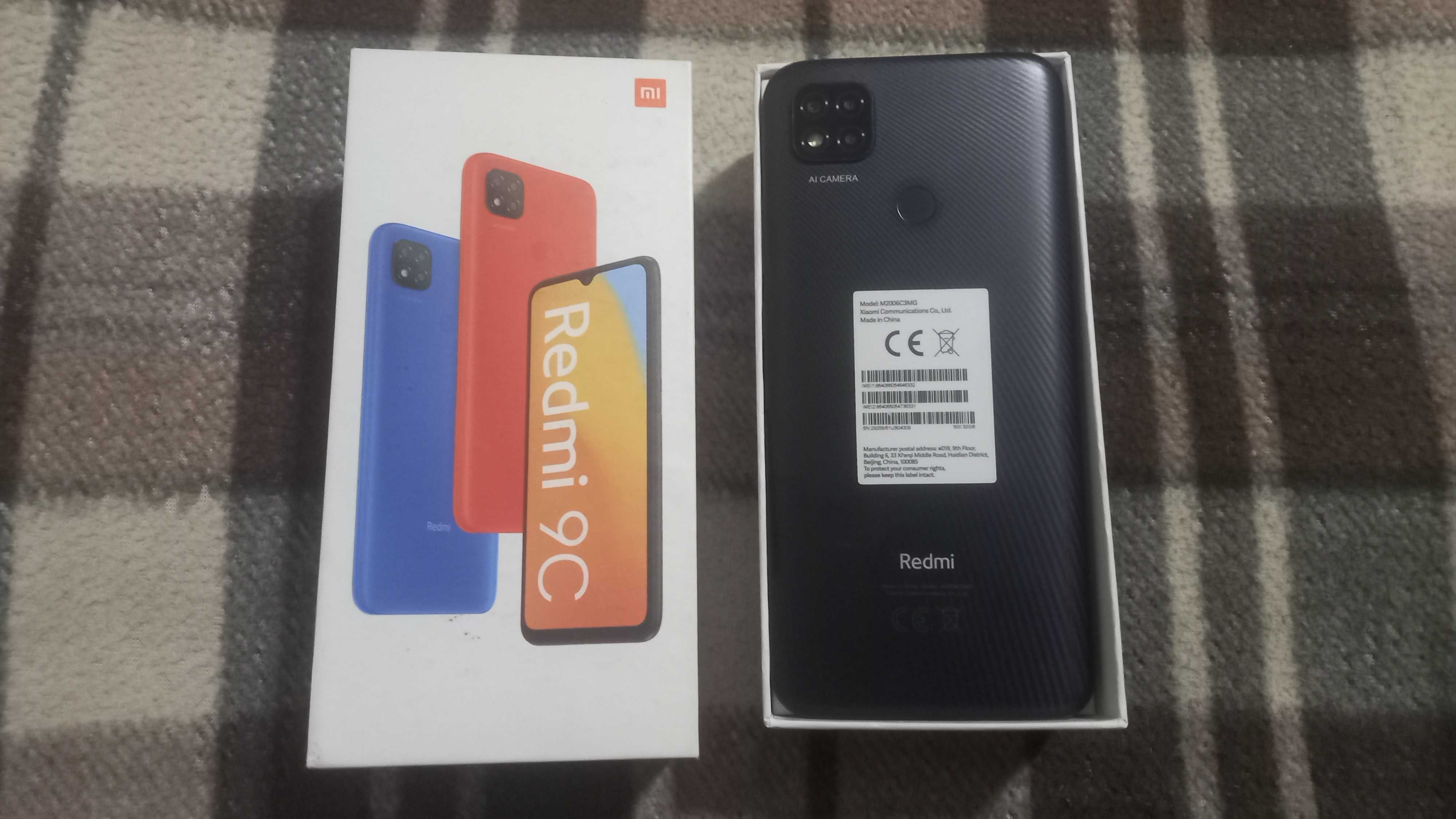 Xiaomi Redmi 9c (2гб/32гб) IPS, коробка, зарядка.