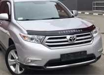 Дефлектор капота Toyota Highlander с 2010 по 2013