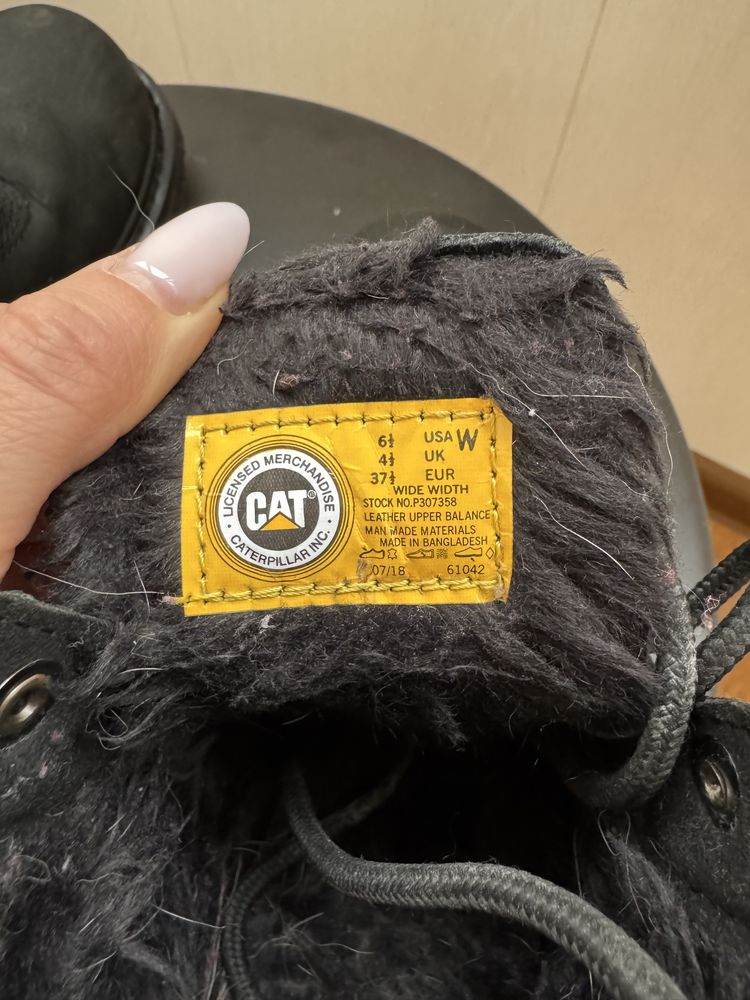 Кожаные ботинки Caterpillar