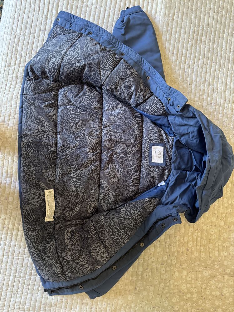 Куртка синяя ZARA 110см