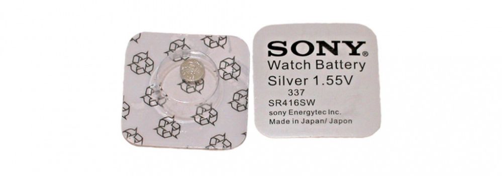 Батарейки sony 337