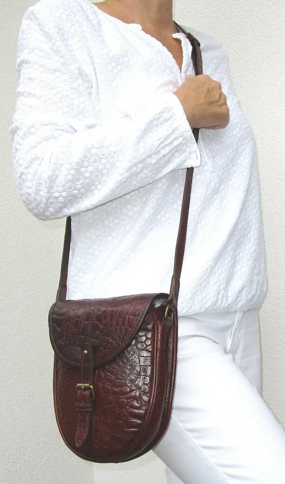 Винтажная коллекционная сумка MULBERRY, кожа, Великобритания