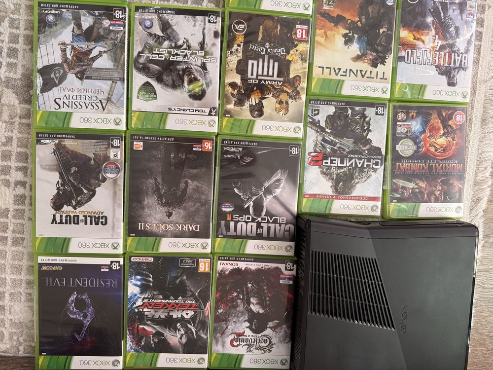XBOX360 с дисками