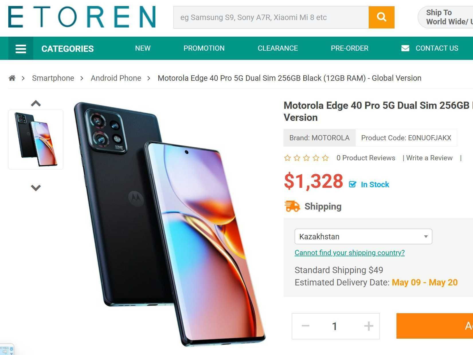 512 ГБ НОВЫЙ смартфон Motorola Edge+ OLED 16/512GB Snapdragon 8 Gen 2