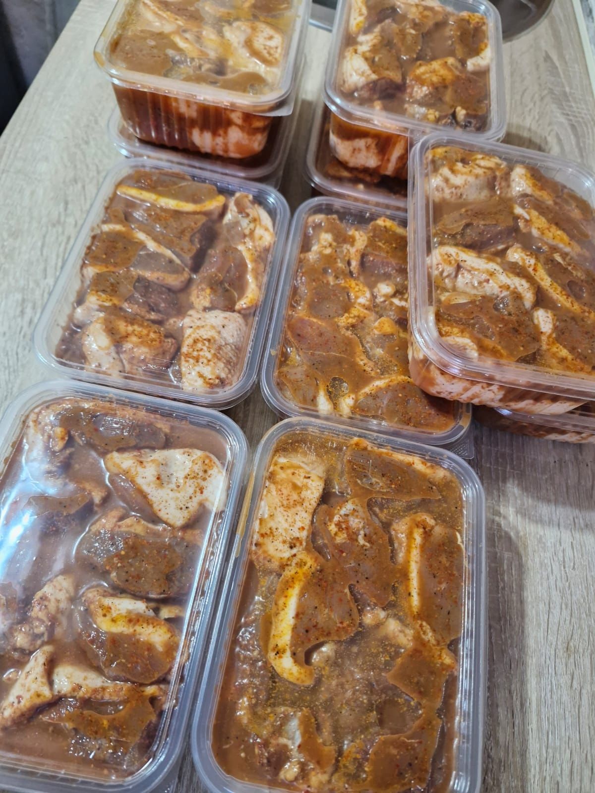 Маринованные шашлыки
Шашлык из окорочка кг 1600