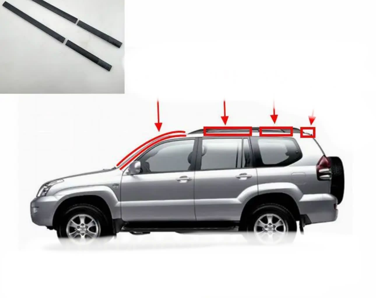 Крепление переднего бампера Toyota Prado 120/gx470