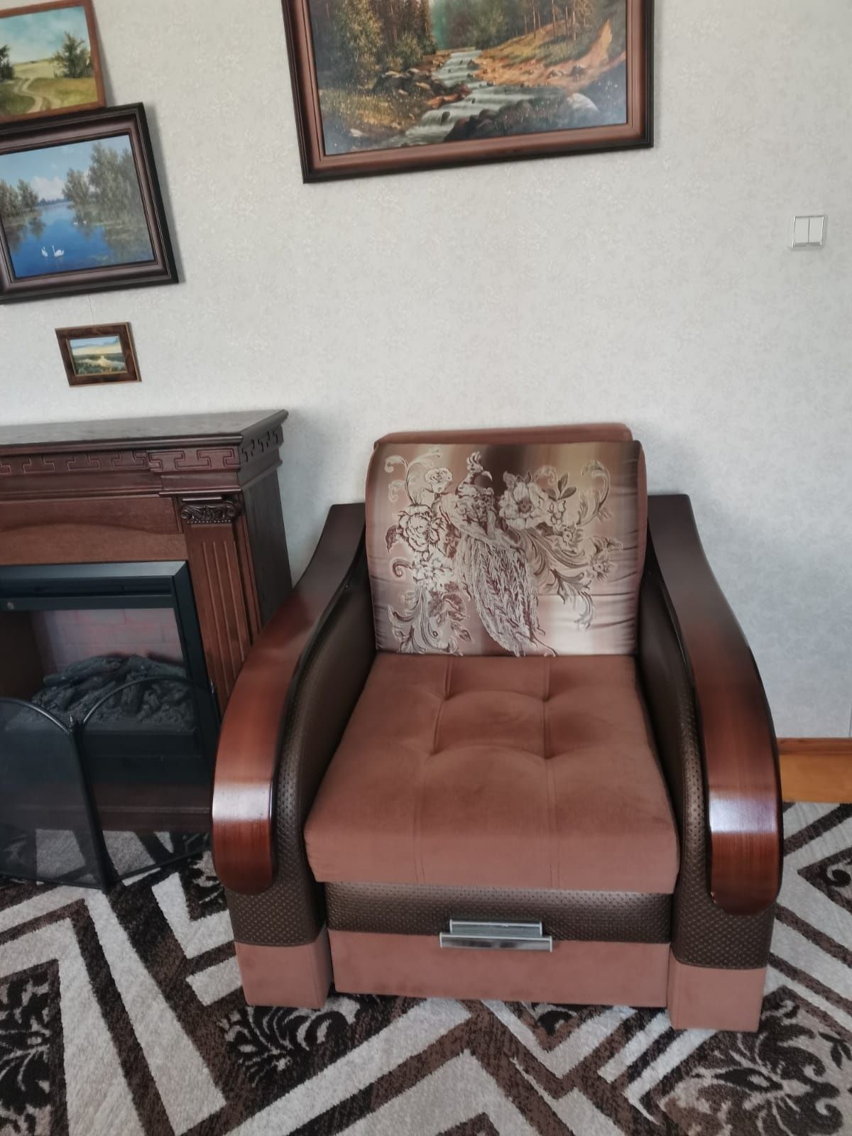 Диван и 2 кресла