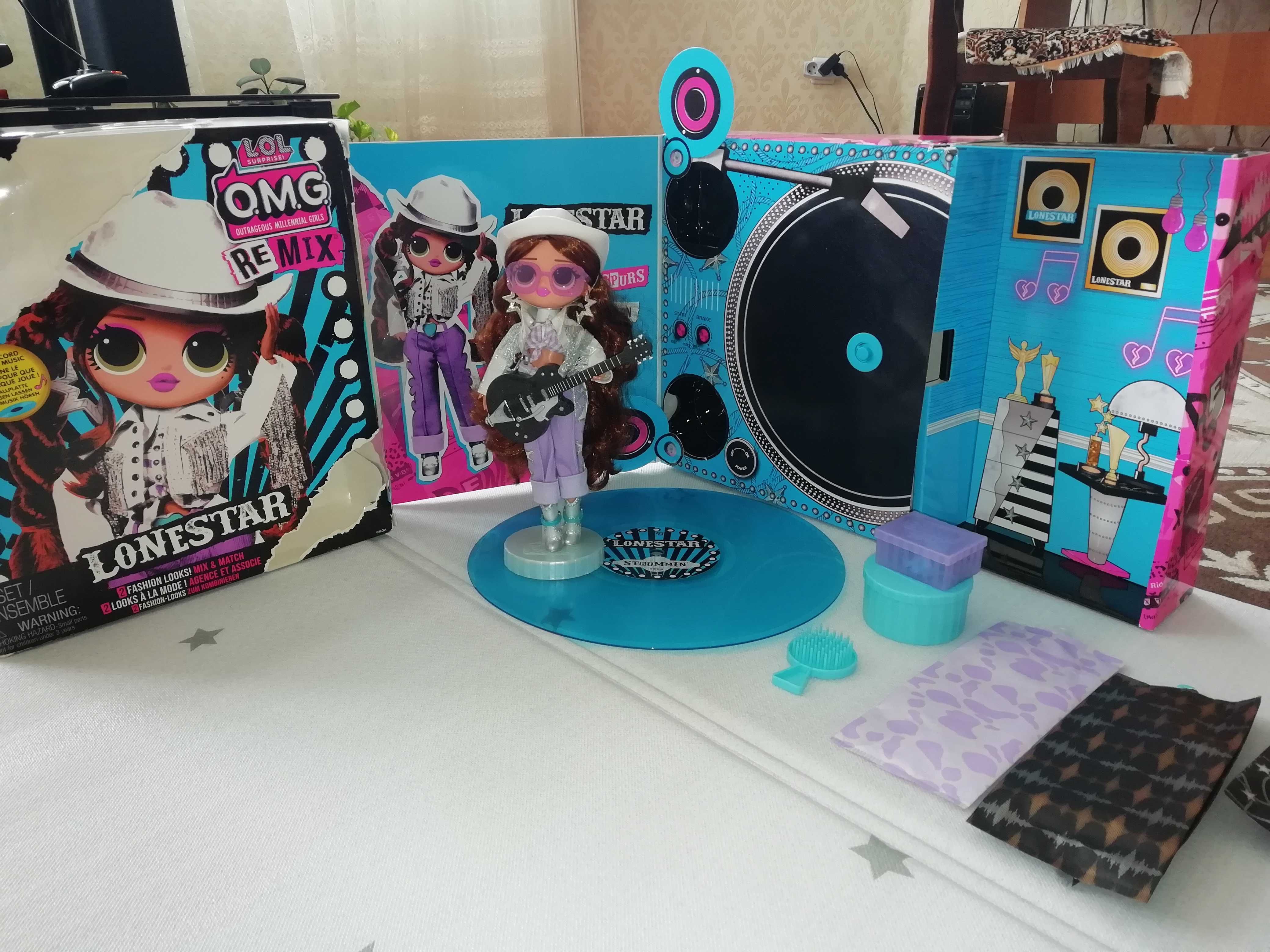 Кукла ЛОЛ OMG Remix Lonestar 27 см оригинал MGA Entertainment