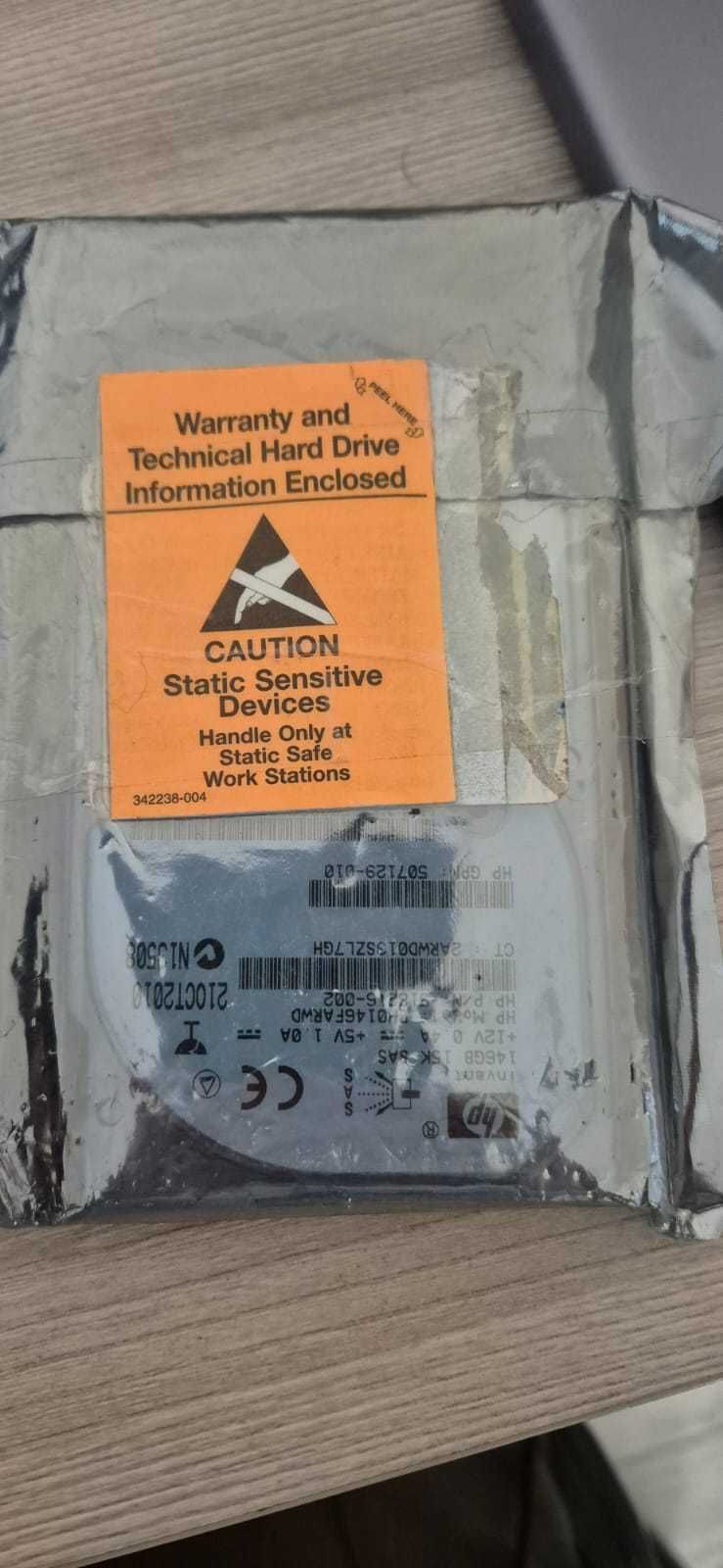 Жесткий диск EH0146FARWD HP 146-GB 6G 15K 2.5 DP SAS