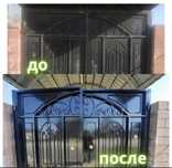 Покраска ворот, крыш, стен, железных дверей, металлоконструкций