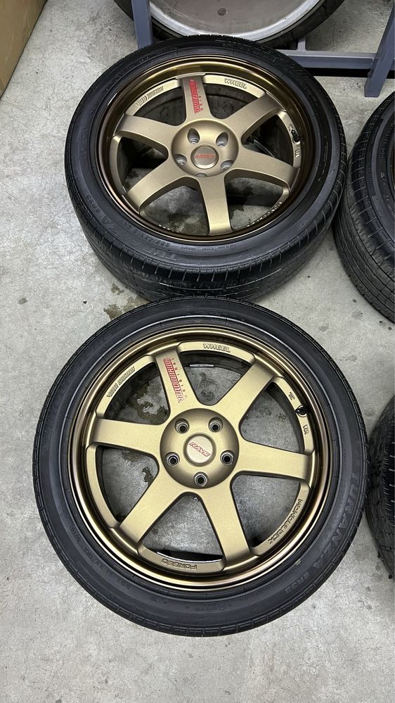 Rays Wheels r18 5x114.3 диски + шины лето 235/45 R18