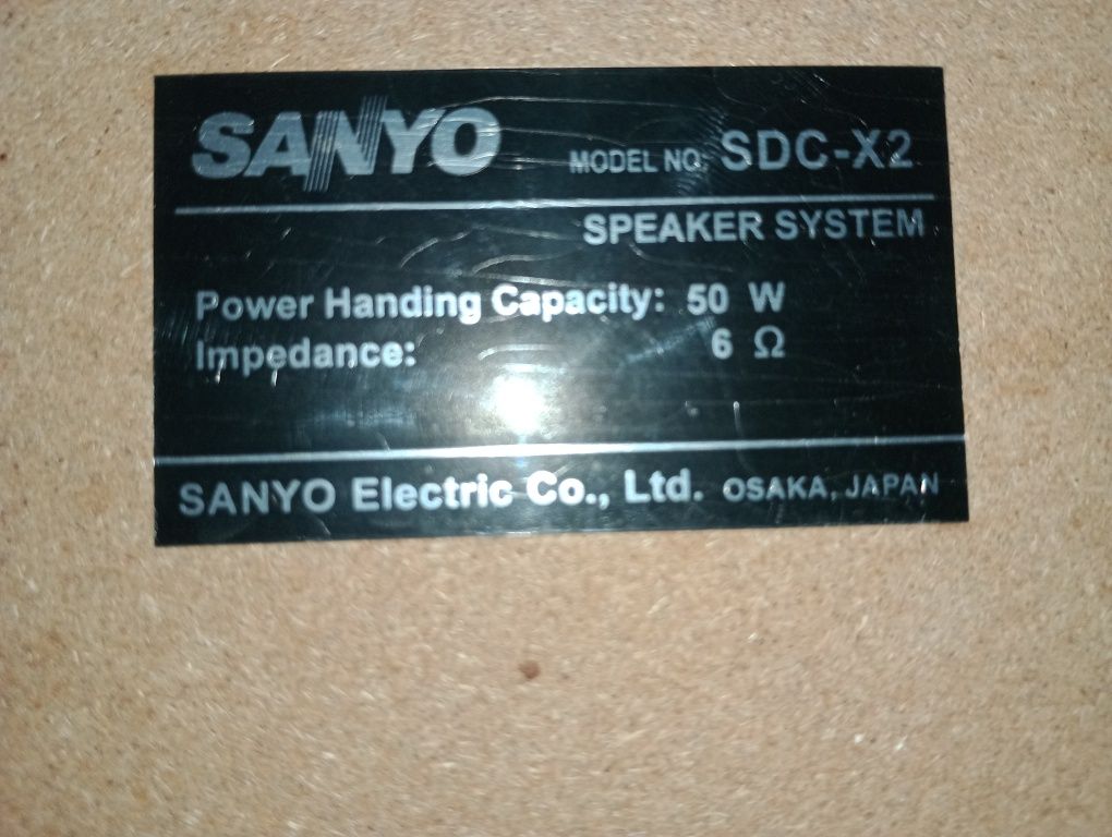 Колонки от музыкального центра Sanyo