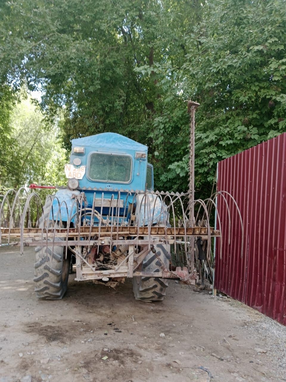 Трактор т 40 с косилкой