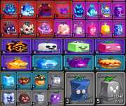 Продаются вещи из игры blox fruits. В Роблокс.