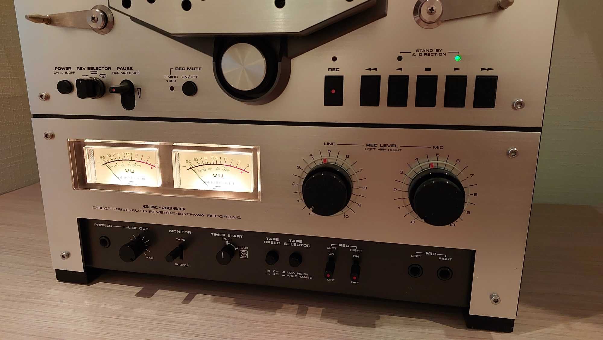 Катушечный магнитофон AKAI   GX635 GX266