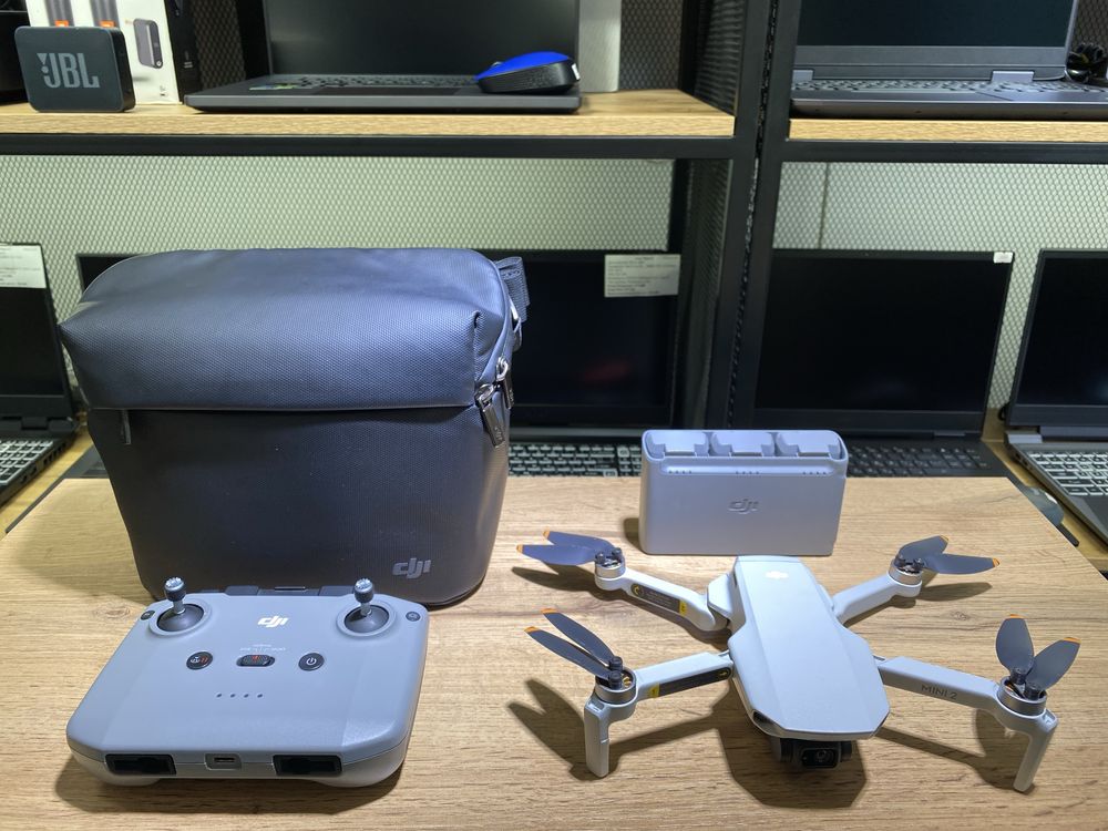 Квадрокоптер DJI Mavic Mini 2, Fly More Combo, белый, 10538/А10