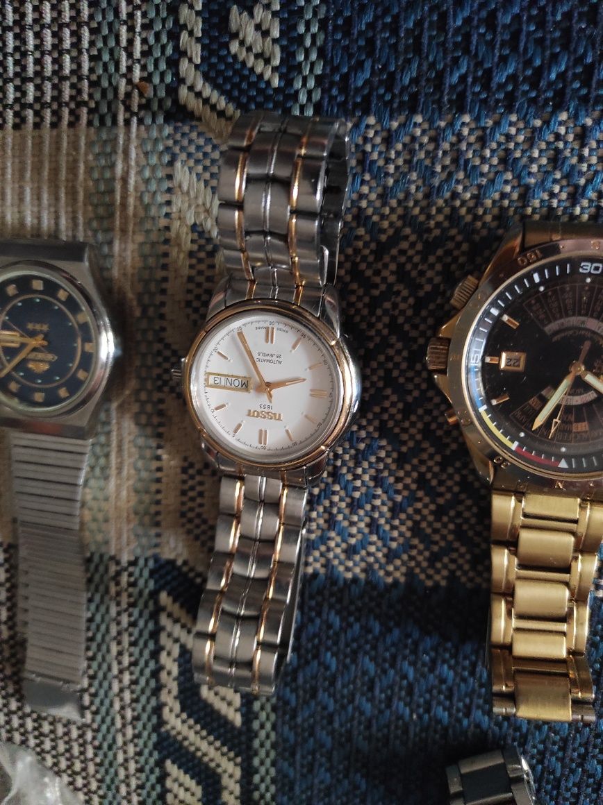 Часы Orient, Seiko, Tissot