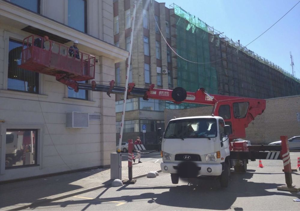 Услуги автовышки 16-28м. агп вышка