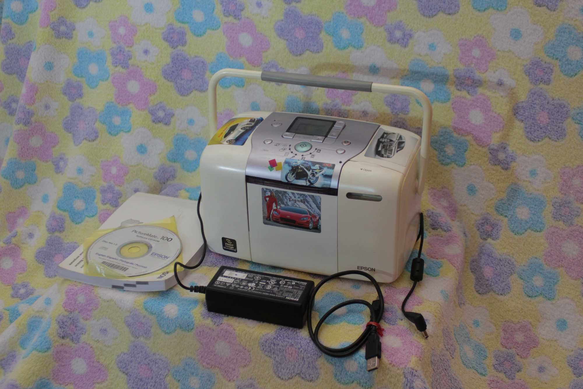 Фотостудия Epson PictureMate 100, принтер портативный.